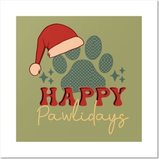 Happy Pawlidays Posters and Art